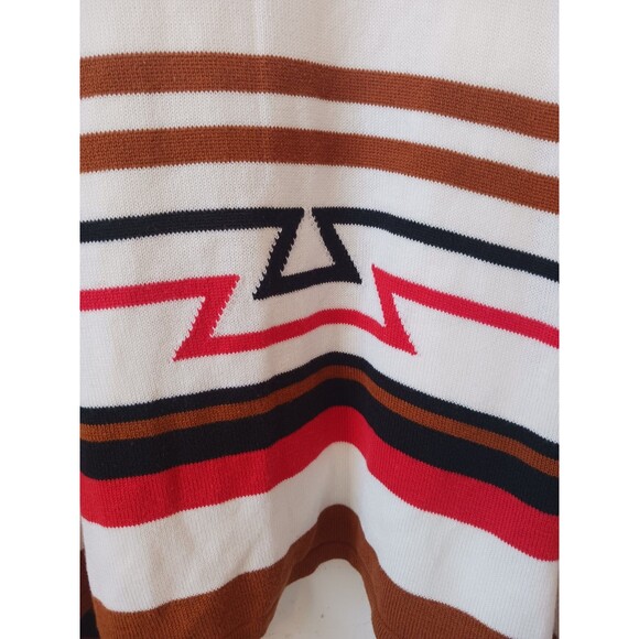 Volcom Cardigan Sweater Womens M/L Aztec Open Front Boho Go-Go Wrap longsleeve - Picture 4 of 6